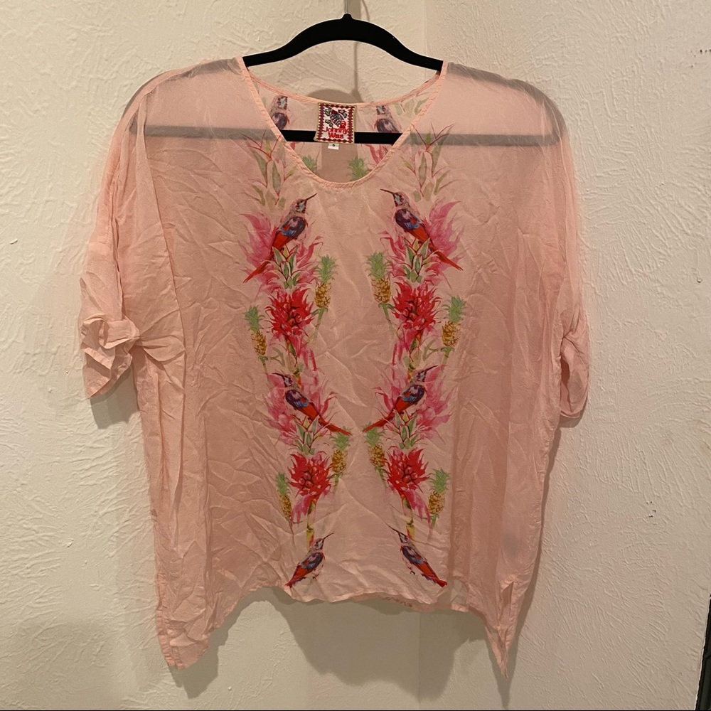 Pink Johnny Was blouse
